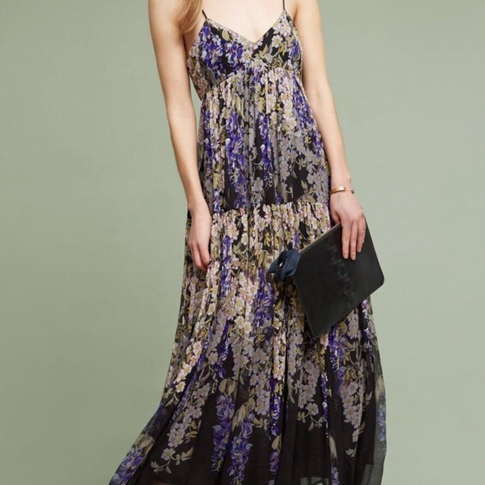 Anthropologie Floreat Adelia Maxi Dress - size 2P